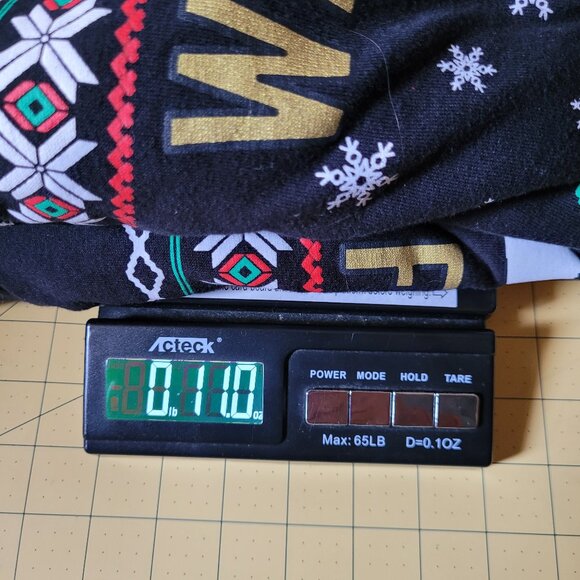 Cute Snoopy "Wake Me For Presents" Black Sweatshirt Junior Size - Picture 5 of 5